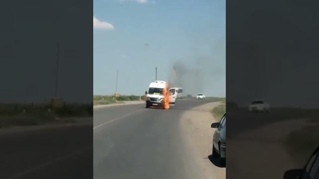Спринтер сгорел со Спринтерской скоростью близ Шымкентта #шымкент #спринтер #автобус #казахстан Спринтер сгорел со Спринтерской скоростью близ Шымкентта #шымкент #спринтер #автобус #казахстан