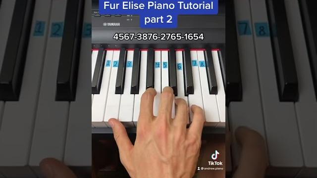 Fur Elise easy piano tutorial! (Part 2) Fur Elise easy piano tutorial! (Part 2)