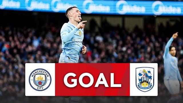 GOAL | Phil Foden | Manchester City 4-0 Huddersfield Town | Third Round | Emirates FA Cup 2023-24 GOAL | Phil Foden | Manchester City 4-0 Huddersfield Town | Third Round | Emirates FA Cup 2023-24