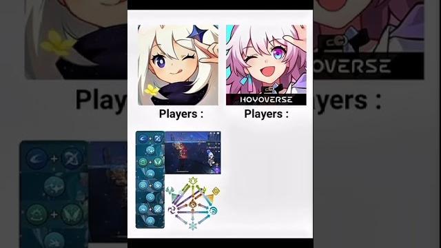 How to play #GenshinImpact vs How to Play #HonkaiStarRail How to play #GenshinImpact vs How to Play #HonkaiStarRail