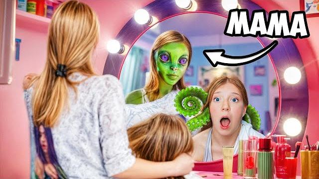 Моя МАМА стала ИНОПЛАНЕТЯНКА на 24 ЧАСА! Моя МАМА стала ИНОПЛАНЕТЯНКА на 24 ЧАСА!