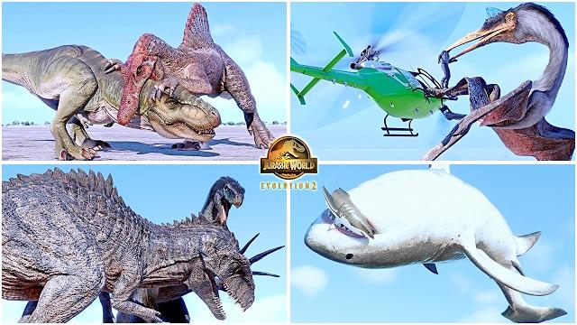 The Best and Coolest Animations of Dinosaurs, Flying & Marine Reptiles in Jurassic World Evolution 2 The Best and Coolest Animations of Dinosaurs, Flying & Marine Reptiles in Jurassic World Evolution 2