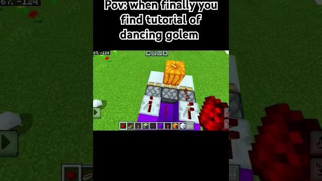 pov: finally you find the tutorial of dancing golem in Minecraft new trend #scary #minecraft #mods pov: finally you find the tutorial of dancing golem in Minecraft new trend #scary #minecraft #mods