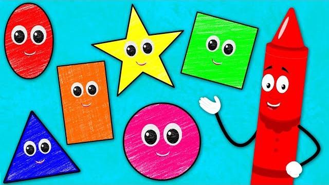 The Shapes Song | Learn Shapes | Crayons Nursery Rhymes Songs For Kids | Baby Songs The Shapes Song | Learn Shapes | Crayons Nursery Rhymes Songs For Kids | Baby Songs