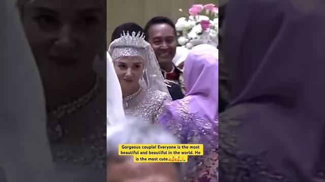 Gorgeous bride in the world He is the most cute couple #royal #mateen #royalwedding #brunei Gorgeous bride in the world He is the most cute couple #royal #mateen #royalwedding #brunei