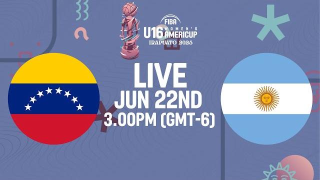Classification 5-6 | Venezuela v Argentina | Full Basketball Game | FIBA U16 Women's AmeriCup 2025 Classification 5-6 | Venezuela v Argentina | Full Basketball Game | FIBA U16 Women's AmeriCup 2025