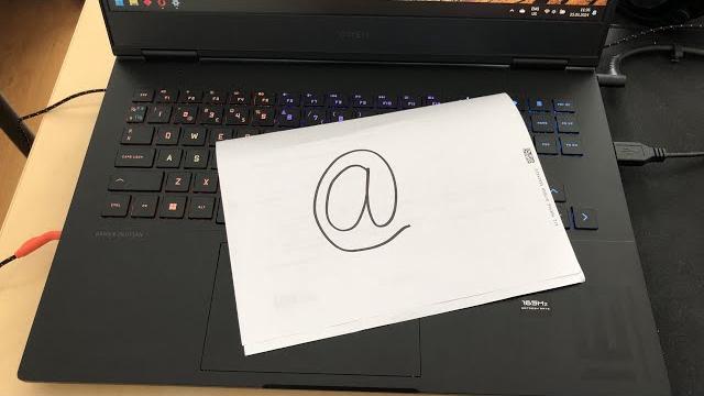 Как поставить @ собаку на ноутбуке HP Как поставить @ собаку на ноутбуке HP