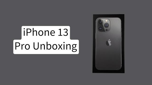 iPhone 13 Pro Graphite Unboxing! iPhone 13 Pro Graphite Unboxing!