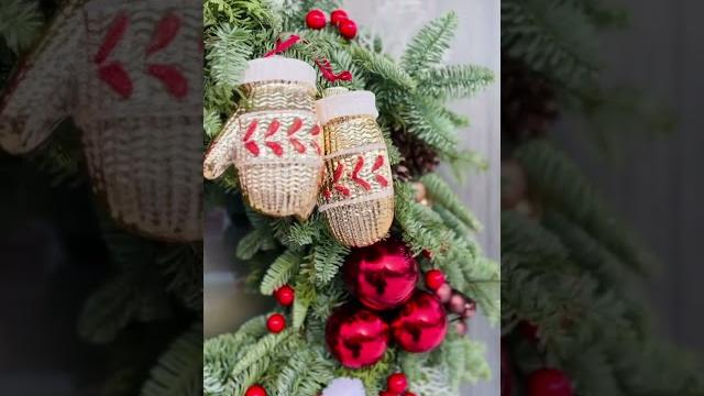 Новогодний Рождественский венок на дверь на стену #новыйгод #рождество #венокнадверь #декор #венок Новогодний Рождественский венок на дверь на стену #новыйгод #рождество #венокнадверь #декор #венок