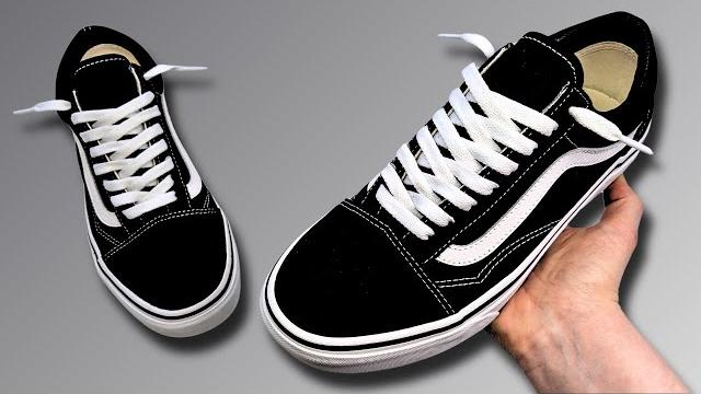 HOW TO LACE VANS OLD SKOOLS (BEST WAY!) HOW TO LACE VANS OLD SKOOLS (BEST WAY!)
