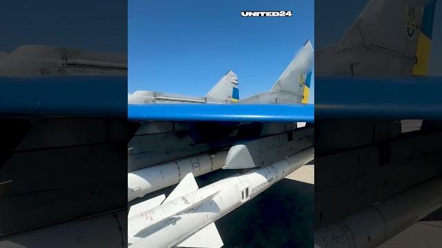 Ukrainian MiG-29 Fighter Pilot Gently Strokes the Missiles Before Combat Mission #warinukraine Ukrainian MiG-29 Fighter Pilot Gently Strokes the Missiles Before Combat Mission #warinukraine