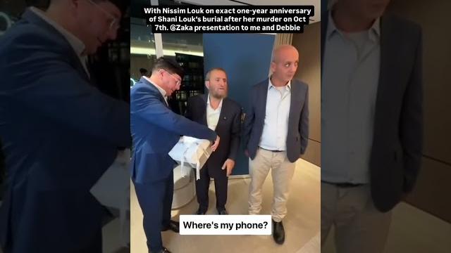 With Nissim Louk on exact one-year anniversary of Shani Louk’s burial after her murder on Oct 7th With Nissim Louk on exact one-year anniversary of Shani Louk’s burial after her murder on Oct 7th