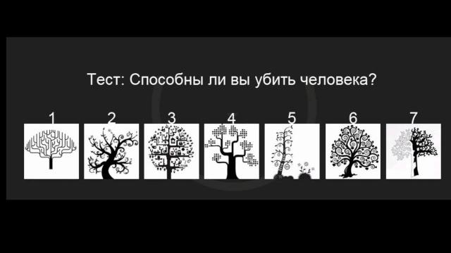 Тест : способны ли вы убить человека . Тест : способны ли вы убить человека .