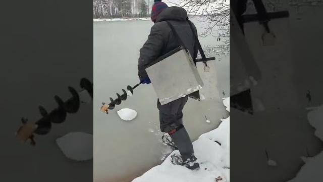 Когда собрался на зимнюю рыбалку | прикол Когда собрался на зимнюю рыбалку | прикол