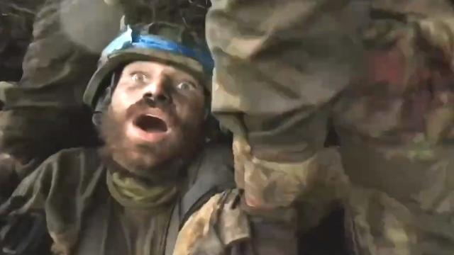 Жесткий эпизод боя 4 роты Украины на ПВД Жесткий эпизод боя 4 роты Украины на ПВД
