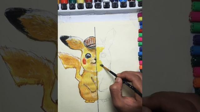Drawing Pikachu in different art styles #shorts #pokemon #pikachu #acrylic #drawing #art #painting Drawing Pikachu in different art styles #shorts #pokemon #pikachu #acrylic #drawing #art #painting