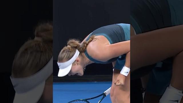 Mirra Andreeva's POWERFUL backhand winner! Mirra Andreeva's POWERFUL backhand winner!