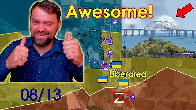 Update from Ukraine | Kerch Bridge is Smoking | Ukraine Liberated Urozhaine | Awesome News! Update from Ukraine | Kerch Bridge is Smoking | Ukraine Liberated Urozhaine | Awesome News!