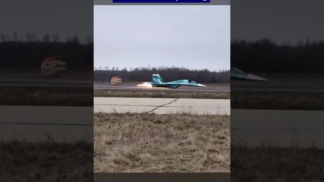 Su 34 Crash Landing! Crew Prepares for Emergency Exit! Su 34 Crash Landing! Crew Prepares for Emergency Exit!