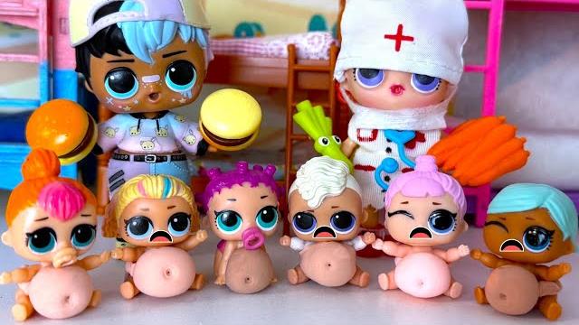 BELLIES HAVE GROWN LIKE WATERMELONS, DOLLS LOL SURPRISE in KINDERGARTEN! Funny dolls cartoons BELLIES HAVE GROWN LIKE WATERMELONS, DOLLS LOL SURPRISE in KINDERGARTEN! Funny dolls cartoons