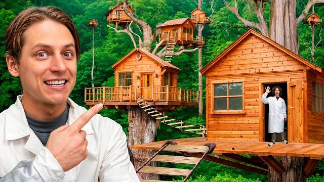 Построил ДЕРЕВНЮ на ДЕРЕВЬЯХ! Построил ДЕРЕВНЮ на ДЕРЕВЬЯХ!