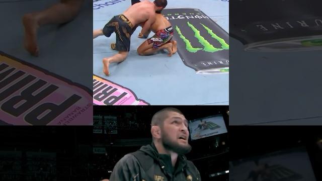 Реакция Хабиба на победу Ислама Махачева #ufc302 Реакция Хабиба на победу Ислама Махачева #ufc302