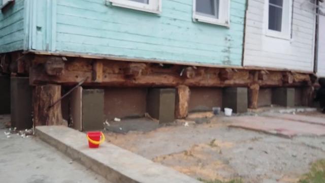 Фундамент под старый дом Фундамент под старый дом