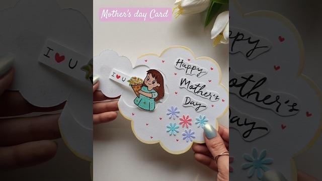 Happy Mothers Day Card Idea! CUTE Handmade card! Happy Mothers Day Card Idea! CUTE Handmade card!