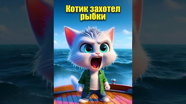 Котик захотел рыбки #cats #мультик #cartoon #aiart #aicat #кот #юмор #жиза #ии #dalle3 Котик захотел рыбки #cats #мультик #cartoon #aiart #aicat #кот #юмор #жиза #ии #dalle3