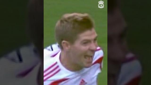 Gerrard at Villa Park Gerrard at Villa Park