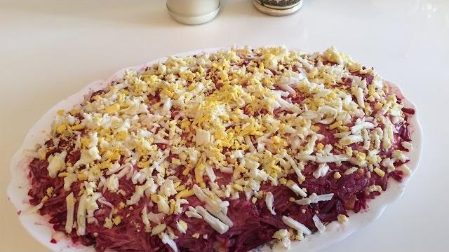 Селедка под шубой - классический рецепт Селедка под шубой - классический рецепт