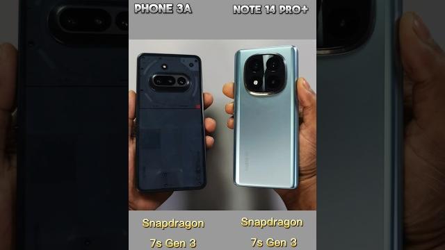 Nothing 3a Vs Redmi Note 14 pro Speed test comparison Nothing 3a Vs Redmi Note 14 pro Speed test comparison