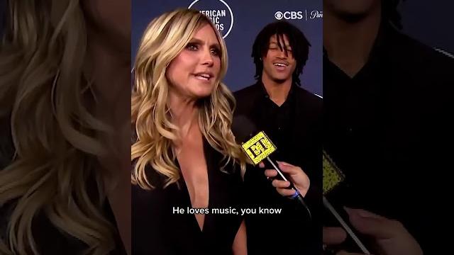 Heidi Klum's 19-year-old son, Henry Samuel, stepped in as her date for the #AMAs. #heidiklum Heidi Klum's 19-year-old son, Henry Samuel, stepped in as her date for the #AMAs. #heidiklum