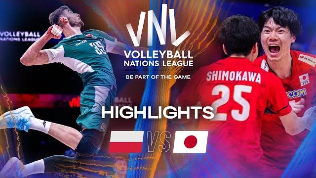 Poland vs. Japan - Highlights | Week 1 | Men's VNL 2025 Poland vs. Japan - Highlights | Week 1 | Men's VNL 2025