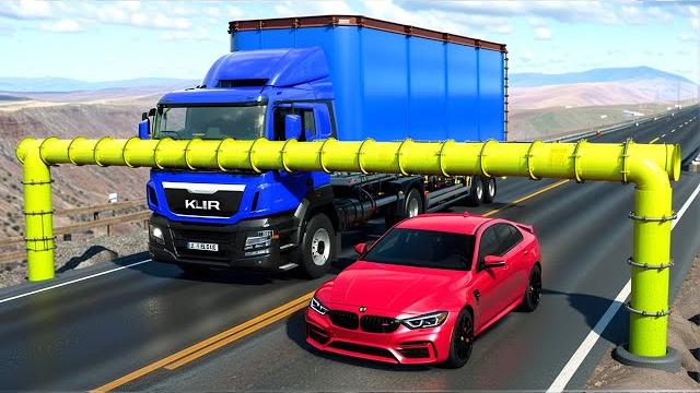 Cars vs Pipeline Trap x Stairs x Deep Water x Upside Down Speed Bumps ▶️ BeamNG Drive (LONG VIDEO) Cars vs Pipeline Trap x Stairs x Deep Water x Upside Down Speed Bumps ▶️ BeamNG Drive (LONG VIDEO)