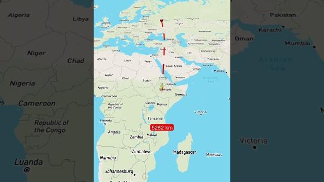 Distance between Moscow Russia to Nairobi Kenya #automobile #news #military #moscowregion A Distance between Moscow Russia to Nairobi Kenya #automobile #news #military #moscowregion A