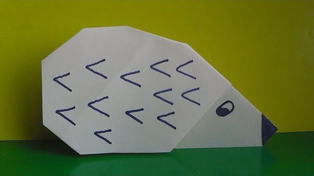 Оригами ёжик // Как сделать оригами ёжика из бумаги // Ёжик из бумаги // Origami paper hedgehog Оригами ёжик // Как сделать оригами ёжика из бумаги // Ёжик из бумаги // Origami paper hedgehog