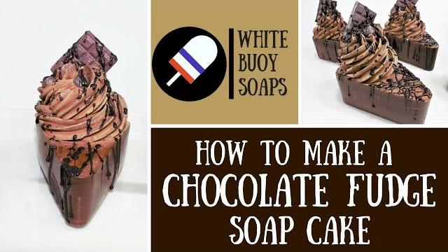 Making a Chocolate Soap Cake/Chocolate Cake/How to Make A Soap Cake/Soap Piping/White Buoy Soaps Making a Chocolate Soap Cake/Chocolate Cake/How to Make A Soap Cake/Soap Piping/White Buoy Soaps