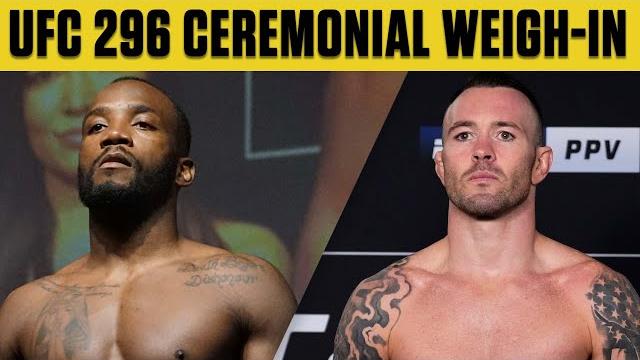 UFC 296 Ceremonial Weigh-Ins | ESPN MMA UFC 296 Ceremonial Weigh-Ins | ESPN MMA
