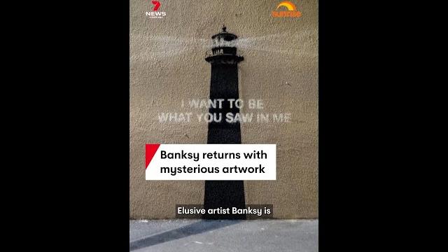 Banksy returns with mysterious artwork Banksy returns with mysterious artwork