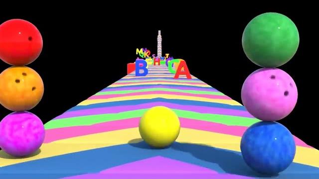 Binkie TV Bowling Ball ABC Alphabet Song Colors Fruits Fun Binkie TV Bowling Ball ABC Alphabet Song Colors Fruits Fun