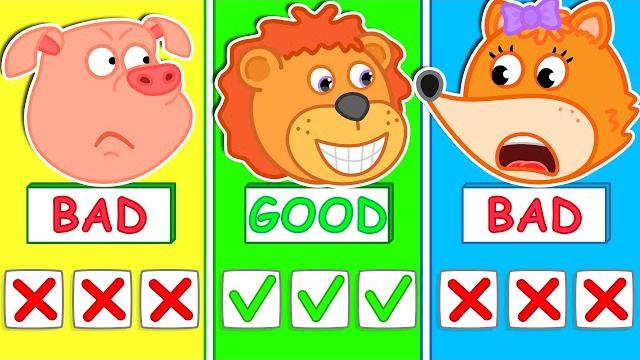 Lion Family Русский - Хорошее поведение - Мультик для детей Lion Family Русский - Хорошее поведение - Мультик для детей