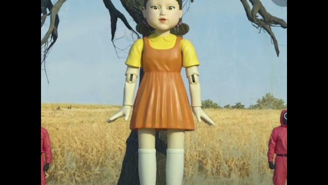 Кукла из игра в КАЛЬМАРЫ Кукла из игра в КАЛЬМАРЫ
