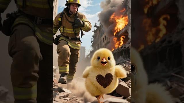 The little yellow chicken cried even though he was rescued by the kind humans #rescue#animation The little yellow chicken cried even though he was rescued by the kind humans #rescue#animation
