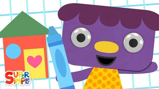 I Like To Draw | Colors And Shapes Song | Super Simple Songs I Like To Draw | Colors And Shapes Song | Super Simple Songs