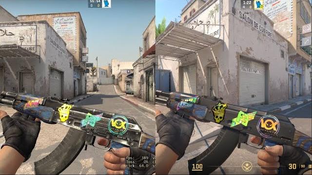 Sticker Effects - CS:GO v. CS2 Sticker Effects - CS:GO v. CS2