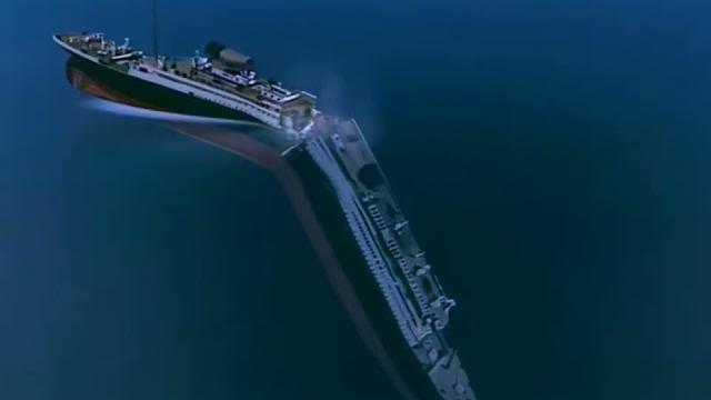Titanic animation Sinking simulation 1995 Titanic animation Sinking simulation 1995