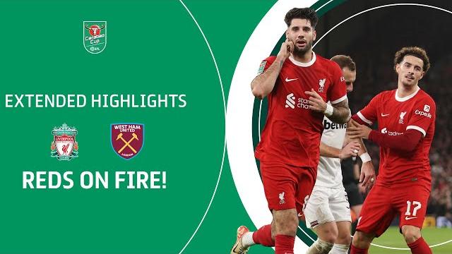 ⭐️ FIVE STAR REDS! | Liverpool v West Ham United Carabao Cup Quarter Final extended highlights ⭐️ FIVE STAR REDS! | Liverpool v West Ham United Carabao Cup Quarter Final extended highlights