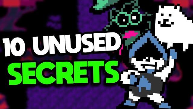 10 Best Unused SECRETS in Deltarune (so far) 10 Best Unused SECRETS in Deltarune (so far)