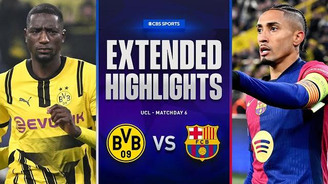 Borussia Dortmund vs. Barcelona: Extended Highlights | UCL League Phase MD 6 | CBS Sports Golazo Borussia Dortmund vs. Barcelona: Extended Highlights | UCL League Phase MD 6 | CBS Sports Golazo